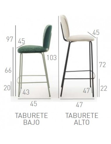 TABURETE ALTO LORA PM