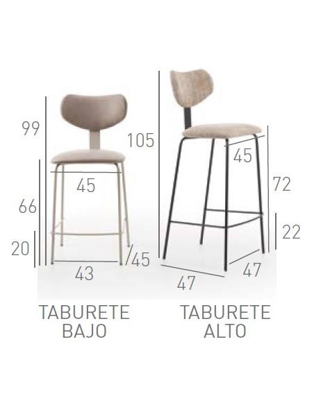 TABURETE ALTO LIMA PM