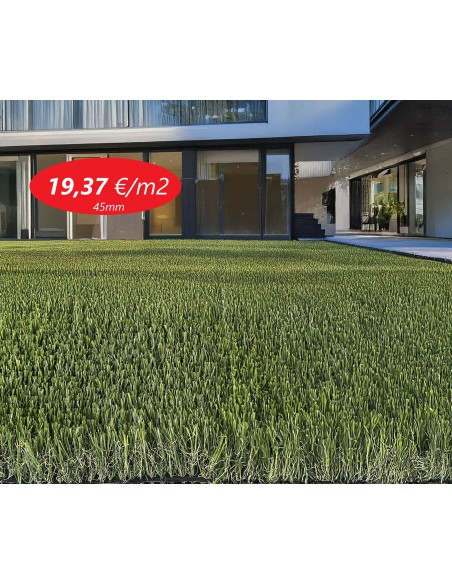 ROLLO CESPED ARTIFICIAL 45MM (2X5M)
