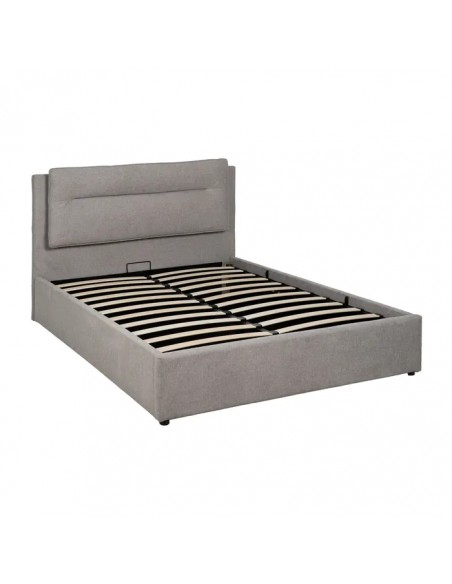 CAMA CANAPÉ GRIS TEJIDO DORMITORIO