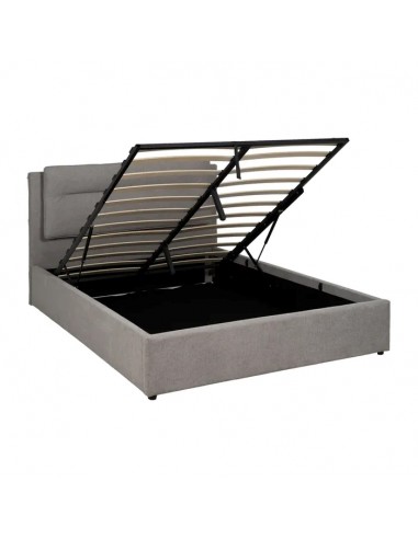 CAMA CANAPÉ GRIS TEJIDO DORMITORIO