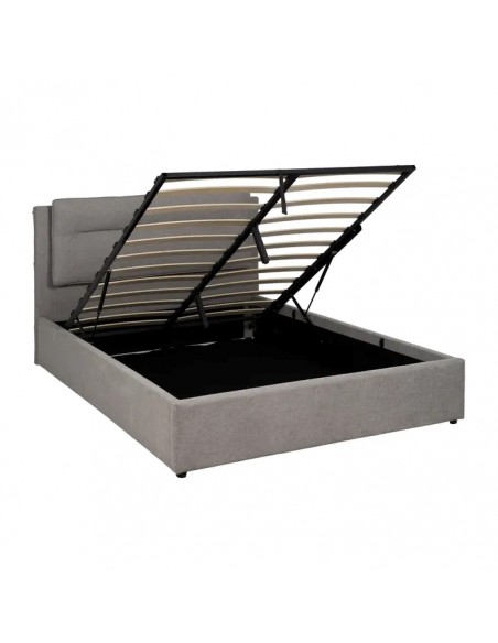 CAMA CANAPÉ GRIS TEJIDO DORMITORIO