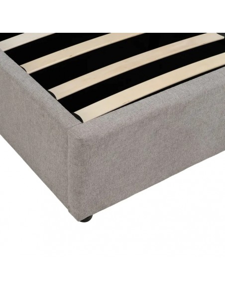 CAMA CANAPÉ GRIS TEJIDO DORMITORIO