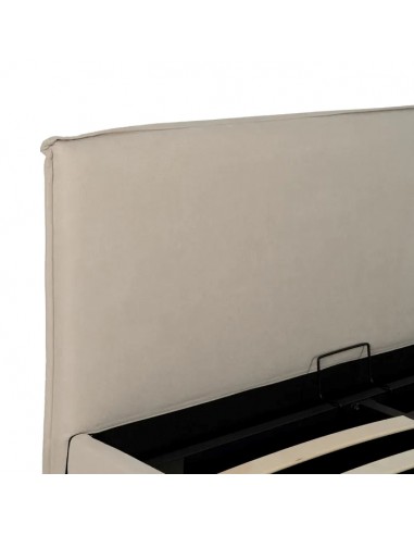 CAMA CANAPÉ BEIGE TEJIDO DORMITORIO