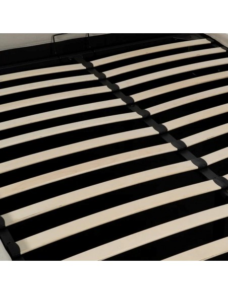 CAMA CANAPÉ BEIGE TEJIDO DORMITORIO