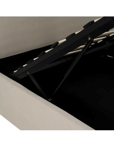 CAMA CANAPÉ BEIGE TEJIDO DORMITORIO