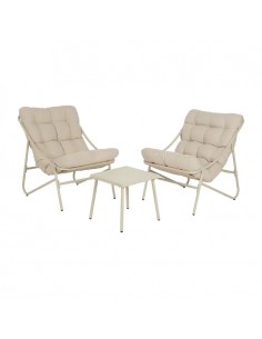 CONJUNTO JARDÍN BEIGE ACERO EXTERIOR 2