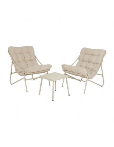 CONJUNTO JARDÍN BEIGE ACERO EXTERIOR