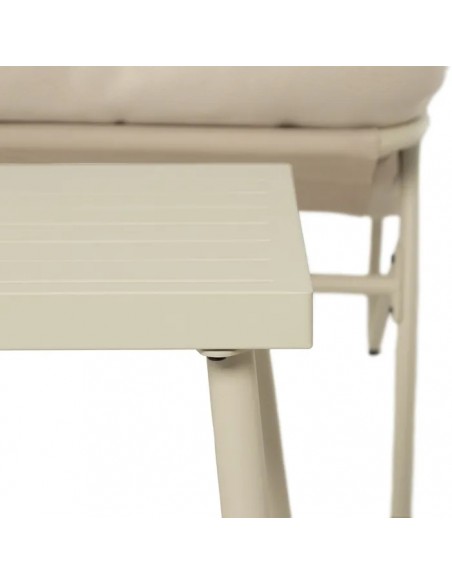 CONJUNTO JARDÍN BEIGE ACERO EXTERIOR