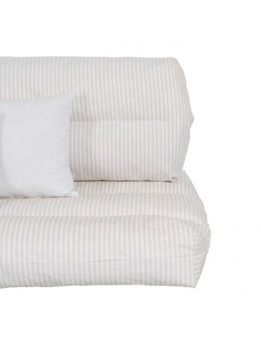 JUEGO DE COJINES BEIGE PARA PALLET 120X80CM