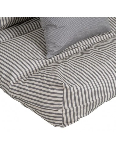 JUEGO DE COJINES GRIS PARA PALLET 120X80CM