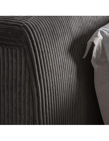 Cama Berlín de Estilo Industrial en Metal Gris...