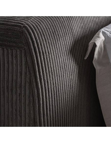 Cama Berlín de Estilo Industrial en Metal Gris – Vical Home