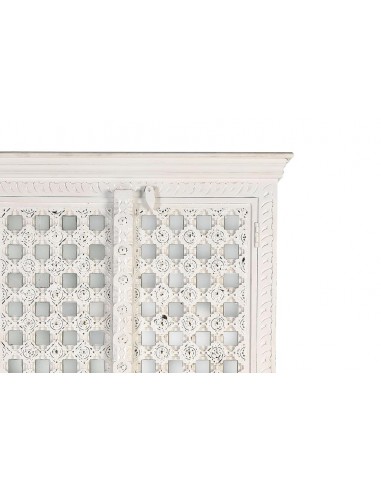 Armario Blanco de Madera de Mango con Cristal –...