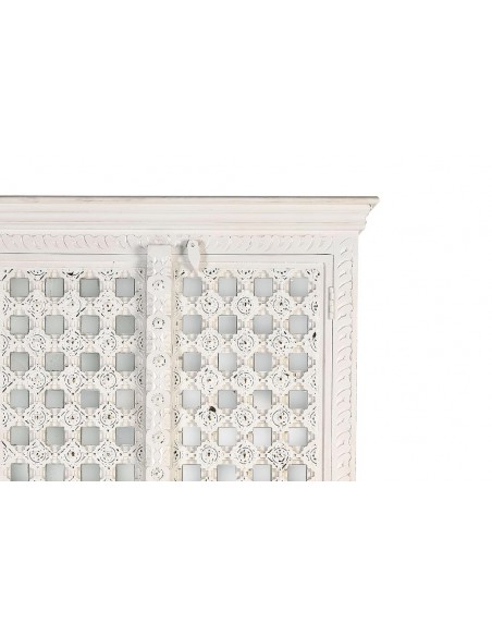 Armario Blanco de Madera de Mango con Cristal – Giner y Colomer