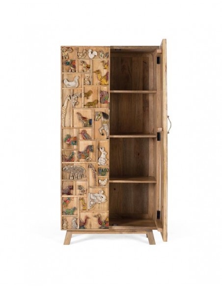 Armario de Madera de Mango Pintado a Mano – Giner y Colomer