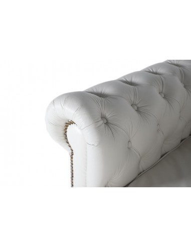 Sofá Chester Individual en Piel Blanca – Giner...