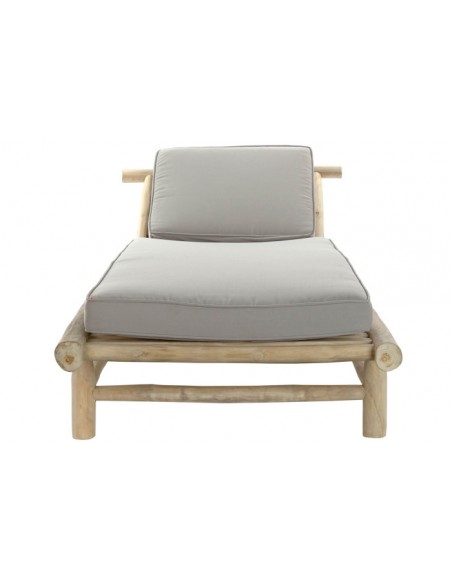 TUMBONA EXTERIOR DE TECA NATURAL 86X209X36