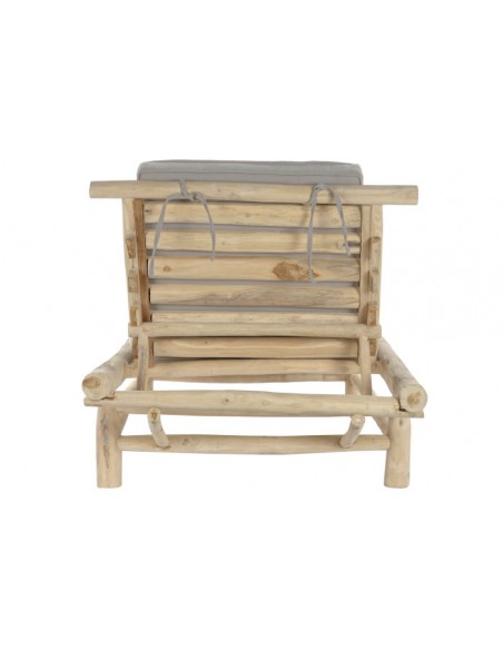 TUMBONA EXTERIOR DE TECA NATURAL 86X209X36