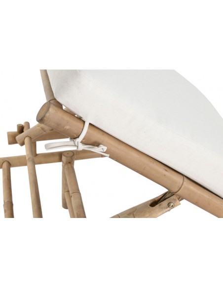 TUMBONA EXTERIOR DE BAMBÚ 211X75X36