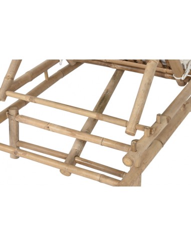 TUMBONA EXTERIOR DE BAMBÚ 211X75X36