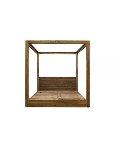 CAMA BALINESA PINO 202X222X215