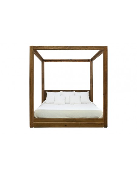 CAMA BALINESA PINO 202X222X215