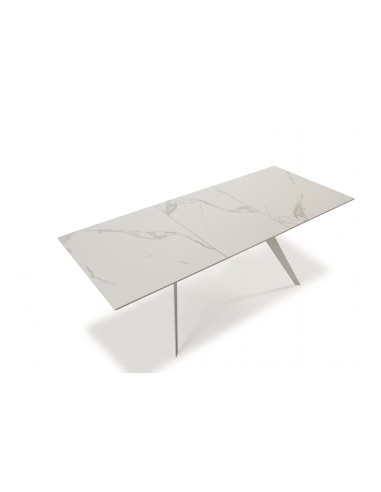 MESA EXTENSIBLE DE CERÁMICA BLANCA LULA...
