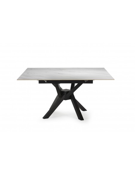 MESA EXTENSIBLE CUADRADA BLANCA ARLENE 150X90/150X76CM