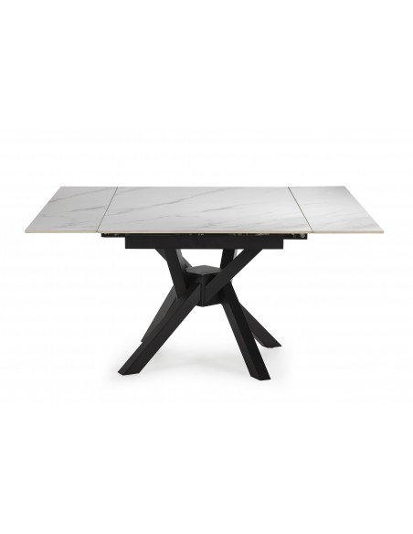 MESA EXTENSIBLE CUADRADA BLANCA ARLENE 150X90/150X76CM