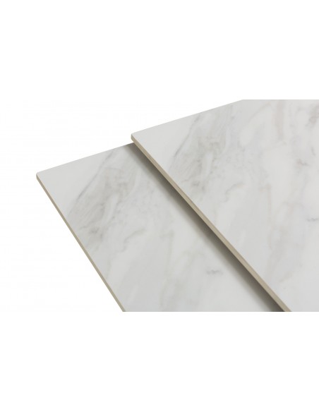 MESA EXTENSIBLE CUADRADA BLANCA ARLENE 150X90/150X76CM