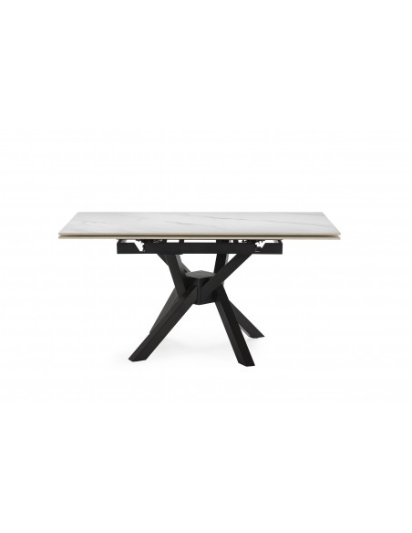 MESA EXTENSIBLE CUADRADA BLANCA ARLENE 150X90/150X76CM