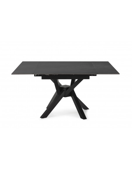 MESA EXTENSIBLE CUADRADA GRIS OSCURO ARLENE 150X90/150X76CM