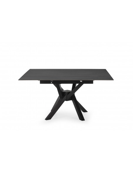 MESA EXTENSIBLE CUADRADA GRIS OSCURO ARLENE 150X90/150X76CM