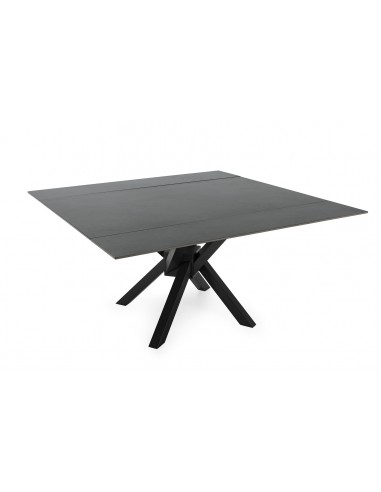 MESA EXTENSIBLE CUADRADA GRIS OSCURO ARLENE...