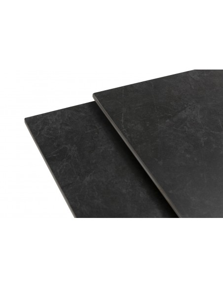 MESA EXTENSIBLE CUADRADA GRIS OSCURO ARLENE 150X90/150X76CM