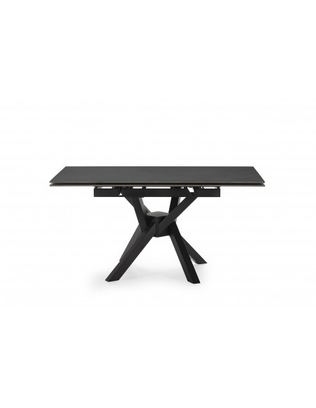 MESA EXTENSIBLE CUADRADA GRIS OSCURO ARLENE 150X90/150X76CM