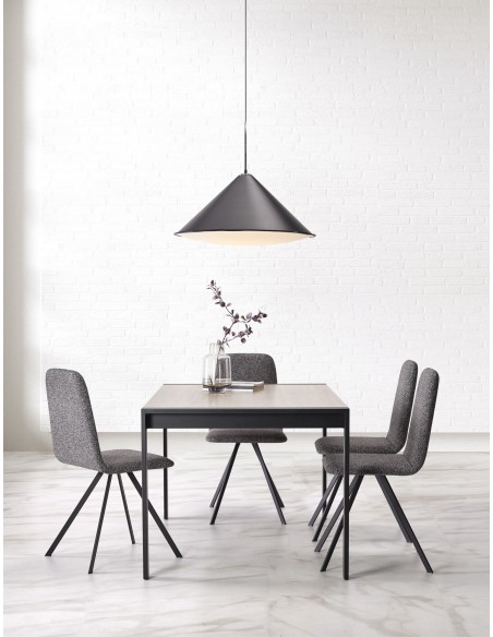 Mesa Tema PEMI Rectangular Extensible con Patas Metálicas – Mesa de Comedor Personalizable