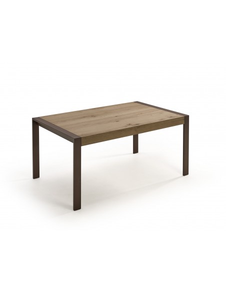 Mesa Tema PEMI Rectangular Extensible con Patas Metálicas – Mesa de Comedor Personalizable