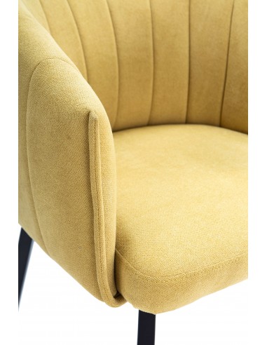 SILLÓN GIRATORIO ENKA MOSTAZA