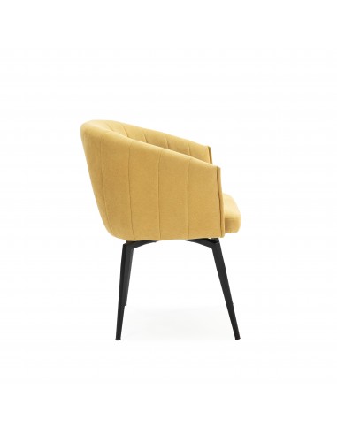 SILLÓN GIRATORIO ENKA MOSTAZA