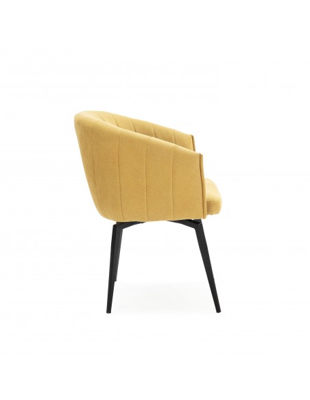 SILLÓN GIRATORIO ENKA MOSTAZA