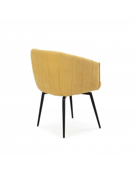 SILLÓN GIRATORIO ENKA MOSTAZA