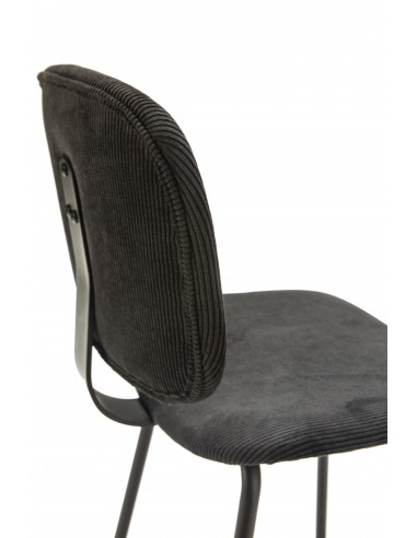 SILLA ARUS NEGRO/PATA NEGRA SET DE 2 UNIDADES...