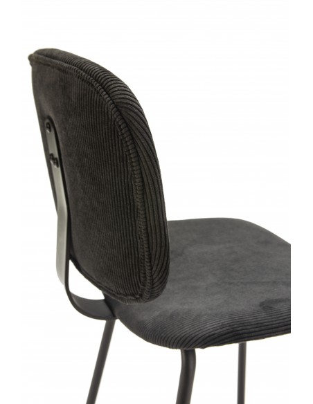 SILLA ARUS NEGRO/PATA NEGRA SET DE 2 UNIDADES POR CAJA