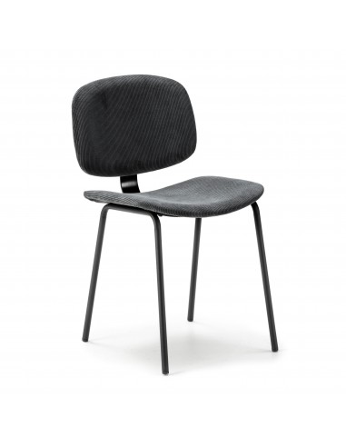 SILLA ARUS NEGRO/PATA NEGRA SET DE 2 UNIDADES...