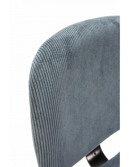 SILLA ARUS AZUL/PATA NEGRA SET DE 2 UNIDADES POR CAJA