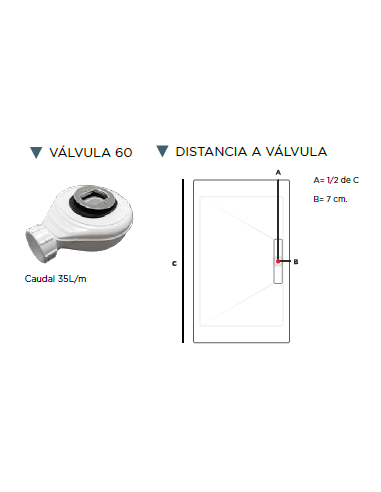 PLATO DE DUCHA LISO LUBA LATERAL