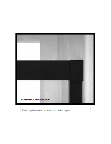 MAMPARA DUCHA FRONTAL (FIJO + CORREDERA) Q