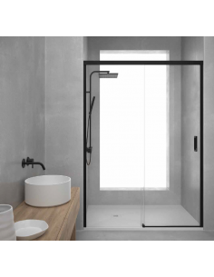 MAMPARA DUCHA FRONTAL (FIJO + CORREDERA) Q 2